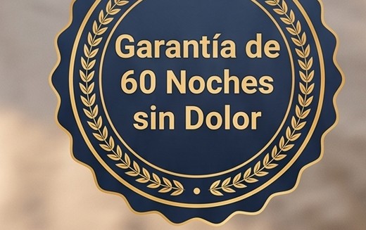 Sello de garantía de 60 noches sin dolor de ASIVEA